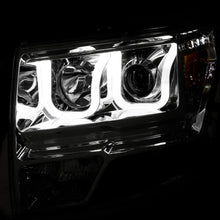 Load image into Gallery viewer, 396.40 Anzo Projector Headlights Ford F150 HID Model (09-14) [w/ U-Bar Halo] Black or Chrome - Redline360 Alternate Image
