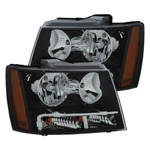 Load image into Gallery viewer, 196.30 Anzo Crystal Headlights Chevy Suburban / Tahoe (07-14) Black - Pair - 111392 - Redline360 Alternate Image