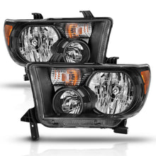 Load image into Gallery viewer, 321.00 Anzo Crystal Headlights Toyota Tundra (07-13) Sequoia (07-08) [Black Housing w/ Amber] 111436 - Redline360 Alternate Image