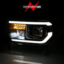 Load image into Gallery viewer, 419.30 Anzo Projector Headlights Toyota Sequoia (08-16) Tundra (07-13) Black Plank Style - LED DRL - 111447 - Redline360 Alternate Image