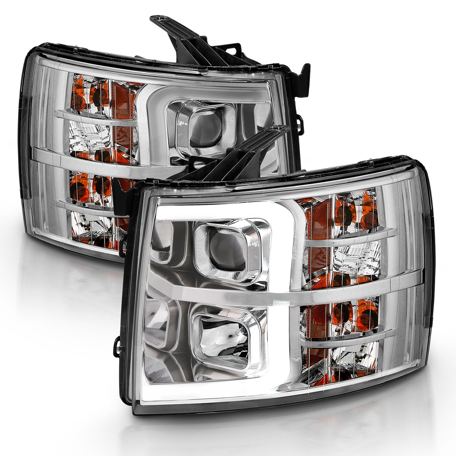 Anzo Projector Headlights Chevy Silverado 1500/2500/3500 (07-13