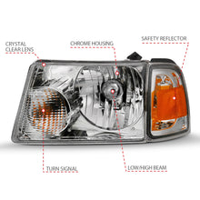 Load image into Gallery viewer, 138.30 Anzo Crystal Headlights Ford Ranger (01-11) [Chrome Housing] w/ or w/o Corner Light - Redline360 Alternate Image