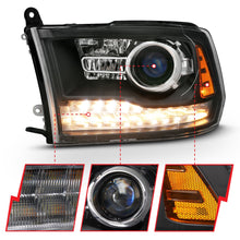 Load image into Gallery viewer, 399.02 Anzo Projector Headlights Ram 1500 (09-18) 2500/3500 (10-18) Plank LED w/ Switchback Turn Signal - Redline360 Alternate Image
