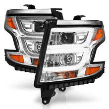 Anzo Projector Headlights Tahoe Suburban (15-20) Plank Style Halo W  D 