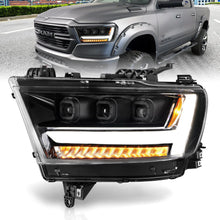 Load image into Gallery viewer, 449.50 Anzo LED Projector Headlights Ram 1500 Trademan/Big Horn (19-20) [Plank Style w/ Sequential Signal Lights] Passenger or Driver Side - Redline360 Alternate Image