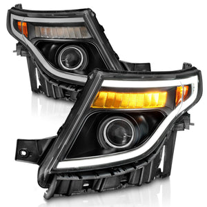 799.95 Anzo Projector Headlights Ford Explorer (2011-2015) w/ Light Bar - Redline360