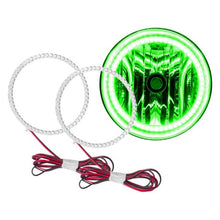 Load image into Gallery viewer, Oracle LED Fog Light Halo Kit Toyota Tundra (2007-2013) Multicolored - Green Alternate Image