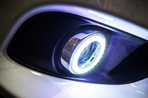 133.52 Oracle LED Projector Fog Light Halo Kit Chrysler 300/300C/SRT8 (11-16) [Waterproof] Multicolored - Redline360