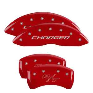 249.00 MGP Brake Caliper Covers Dodge Dodge Charger R/T / Daytona R/T (06-10) Black / Red / Yellow - Redline360