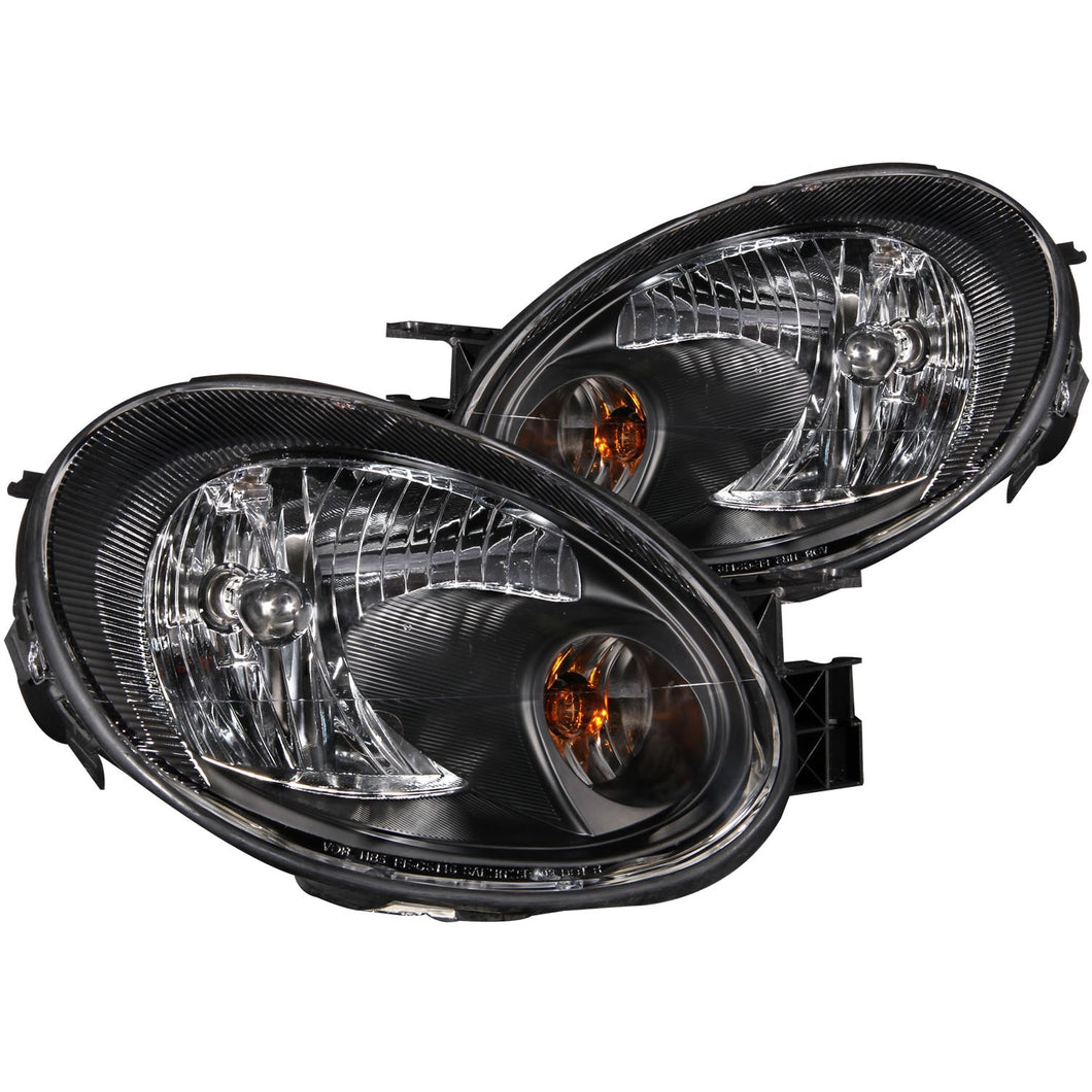 193.95 Anzo Crystal Headlights Dodge Neon (03-05) [Black Housing] 121030 - Redline360