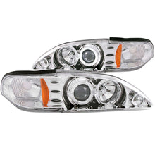 Load image into Gallery viewer, 235.81 Anzo Projector Headlights Ford Mustang (94-98) [w/ LED Halo] Black or Chrome Housing - Redline360 Alternate Image