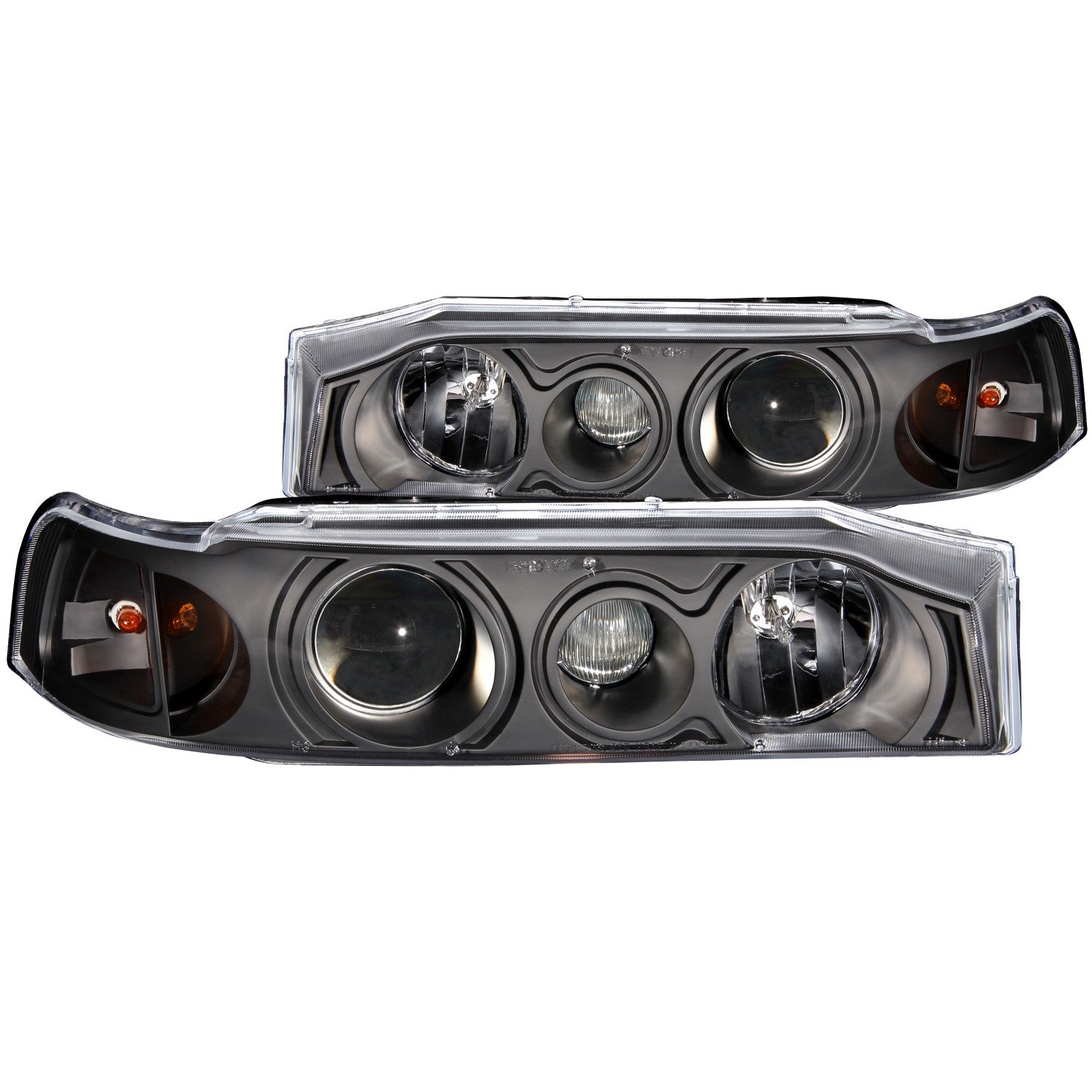 Anzo Projector Headlights Honda Accord (90-93) Black Housing