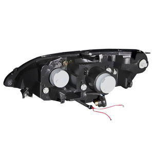 203.21 Anzo Projector Headlights Honda Civic Sedan/Coupe EM2 (01-03) [w/ LED Halo / Black Housing] 121055 - Redline360