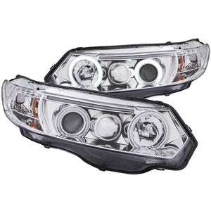 279.77 Anzo Projector Headlights Honda Civic Coupe (06-11) [w/ SMD LED Halo] Black or Chrome Housing - Redline360