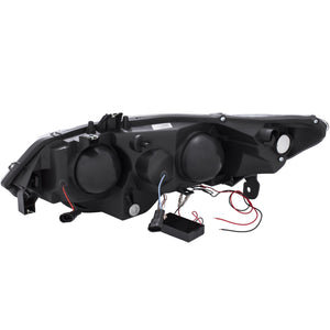 279.77 Anzo Projector Headlights Honda Civic Coupe (06-11) [w/ SMD LED Halo] Black or Chrome Housing - Redline360