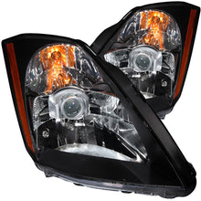 Load image into Gallery viewer, 241.63 Anzo Crystal Headlights Nissan 350Z (2003-2005) Black - Pair - 121108 - Redline360 Alternate Image