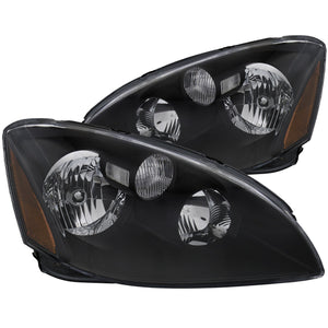 217.50 Anzo Crystal Headlights Nissan Altima (02-04) Black or Chrome Housing - Redline360