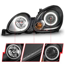 Load image into Gallery viewer, Anzo Projector Headlights Lexus GS300 GS400 GS430 (98-05) w/ CCFL Halo Black or Chrome Alternate Image