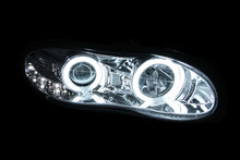 Load image into Gallery viewer, Anzo Projector Headlights Chevy Camaro (98-02) [w/ CCFL Halo] Black or Chrome Housing - Black Alternate Image