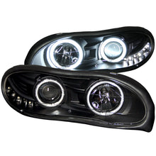 Load image into Gallery viewer, Anzo Projector Headlights Chevy Camaro (98-02) [w/ CCFL Halo] Black or Chrome Housing - Black Alternate Image