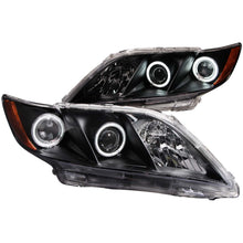 Load image into Gallery viewer, Anzo Projector Headlights Toyota Camry (07-09) [w/Dual CCFL Halo] Black or Chrome - Black Alternate Image