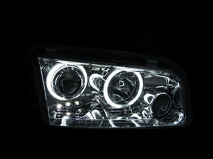 256.74 Anzo Projector Headlights Dodge Charger (06-10) w/ CCFL or LED Halo - Black or Chrome Housing - Redline360