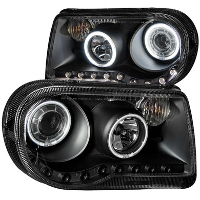 343.59 Anzo Projector Headlights Chrysler 300C (05-10) [w/ G2 SMD LED Halo] Black or Chrome Housing - Redline360