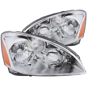 217.50 Anzo Crystal Headlights Nissan Altima (02-04) Black or Chrome Housing - Redline360