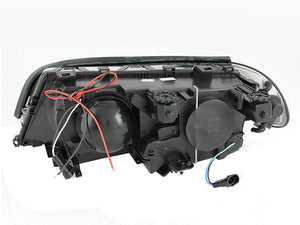 321.78 Anzo Projector Headlights BMW 323i 325i 328i 330i E46 Coupe (00-03) M3 (01-04) w/ Halo - Black or Chrome - Redline360