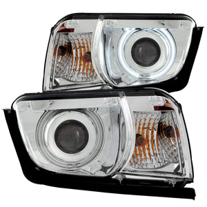 452.67 Anzo Projector Headlights Chevy Camaro (10-13) [w/ SMD LED Halo] Black or Chrome Housing - Redline360