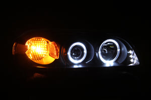 244.34 Anzo Projector Headlights Chevy Impala (00-05) [w/ LED Halo / Black Housing] 121339 - Redline360