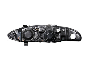 220.83 Anzo Projector Headlights Mitsubishi Eclipse (97-99) [w/ LED Halo - G2] Black or Chrome Housing - Redline360