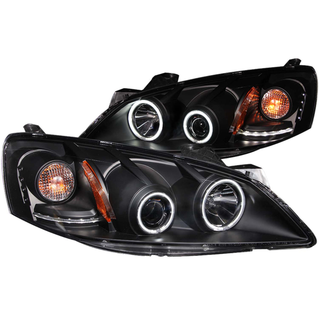 376.31 Anzo Projector Headlights Pontiac G6 (05-10) [w/ SMD LED Halo - Black Housing] 121371 - Redline360