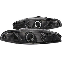 Load image into Gallery viewer, 220.83 Anzo Projector Headlights Mitsubishi Eclipse (97-99) [w/ LED Halo - G2] Black or Chrome Housing - Redline360 Alternate Image