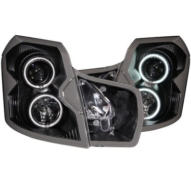 387.22 Anzo Projector Headlights Cadillac CTS (03-07) w/ SMD LED Halo - Black or Chrome - Redline360