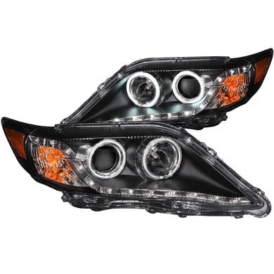 398.13 Anzo Projector Headlights Toyota Camry (10-11) [w/ SMD LED Halo] Black or Chrome Housing - Redline360
