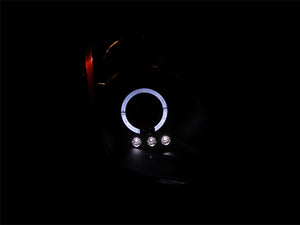 376.31 Anzo Projector Headlights Nissan 350Z Non-HID (03-05) w/ LED Halo - Black - 121444 - Redline360