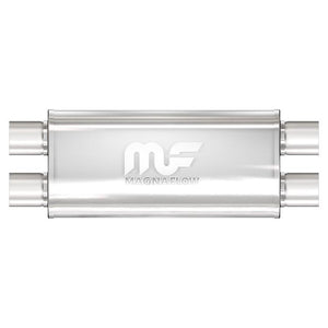 129.03 Magnaflow Muffler (2.5" - 5" x 8" Oval - 18" Body - 24" Overall - Dual / Dual) 12468 - Redline360