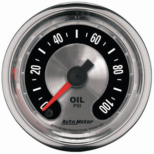 269.95 Autometer American Muscle Digital Stepper Motor Oil Pressure Gauge (2-1/16") 1253 - Redline360