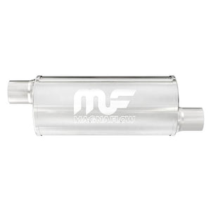 88.86 Magnaflow Muffler (2" - 6" Round - 14" Body - 20" Overall - Offset / Offset) 12634 - Redline360