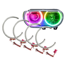 Load image into Gallery viewer, 215.96 Oracle LED Headlight Halo Kit Dodge Challenger (2008-2014) [Surface Mount] Multicolored - Redline360 Alternate Image
