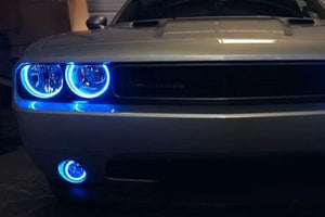 Oracle LED Headlight Halo Kit Dodge Challenger (2008-2014) [Surface Mo ...