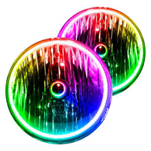 Load image into Gallery viewer, Oracle Headlight Halo Upgrade Kit Jeep Wrangler (07-17) [Dynamic ColorSHIFT] 1315-332 - Default Title Alternate Image