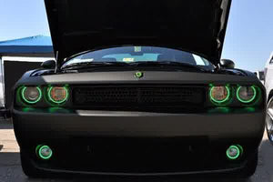 269.96 Oracle Headlight Halo Upgrade Kit Dodge Challenger (08-14) [Dynamic ColorSHIFT -Standard Mount] 1317-332 - Redline360