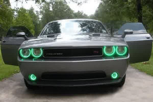 269.96 Oracle Headlight Halo Upgrade Kit Dodge Challenger (08-14) [Dynamic ColorSHIFT -Standard Mount] 1317-332 - Redline360