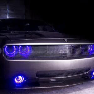 269.96 Oracle Headlight Halo Upgrade Kit Dodge Challenger (08-14) [Dynamic ColorSHIFT -Standard Mount] 1317-332 - Redline360