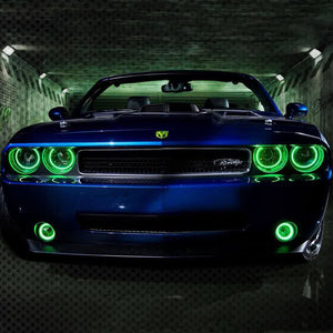 269.96 Oracle Headlight Halo Upgrade Kit Dodge Challenger (08-14) [Dynamic ColorSHIFT -Standard Mount] 1317-332 - Redline360