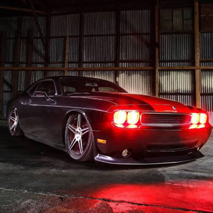 269.96 Oracle Headlight Halo Upgrade Kit Dodge Challenger (08-14) [Dynamic ColorSHIFT -Standard Mount] 1317-332 - Redline360