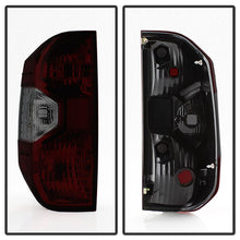 Load image into Gallery viewer, Xtune Tail Lights Toyota Tundra (14-19) [OEM Style] Chrome Housing | Red Smoked Lens Alternate Image