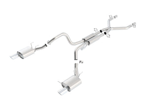 1989.99 Borla Catback Exhaust Ford Mustang GT/ Shelby Mustang GT500 [S-Type] (11-12) Silver or Black Chrome - Redline360